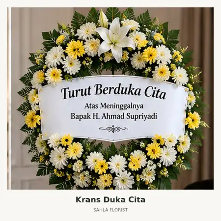 Krans Bunga Duka Bengkulu Kota